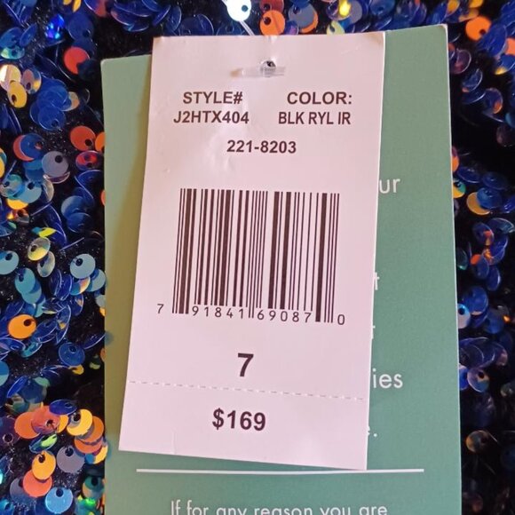 NEW! SHOWSTOPPER! B. Smart Sequin Bodycon Special Occasion Party Dress Size 7 - Picture 10 of 13